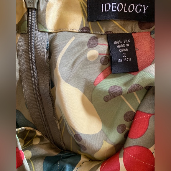 Silk Floral Skirt by Ideology - Picture 2 of 4